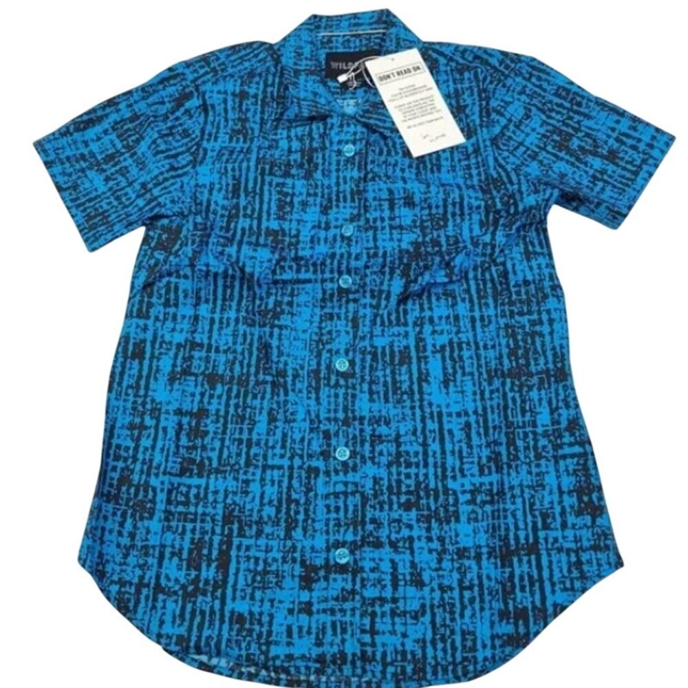 Wildfang The Essential Button Up, Blue Weave, Deadstock, Unisex Size XS, NWT - Picture 1 of 6